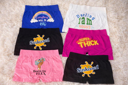 Women's Graphic Boyshorts